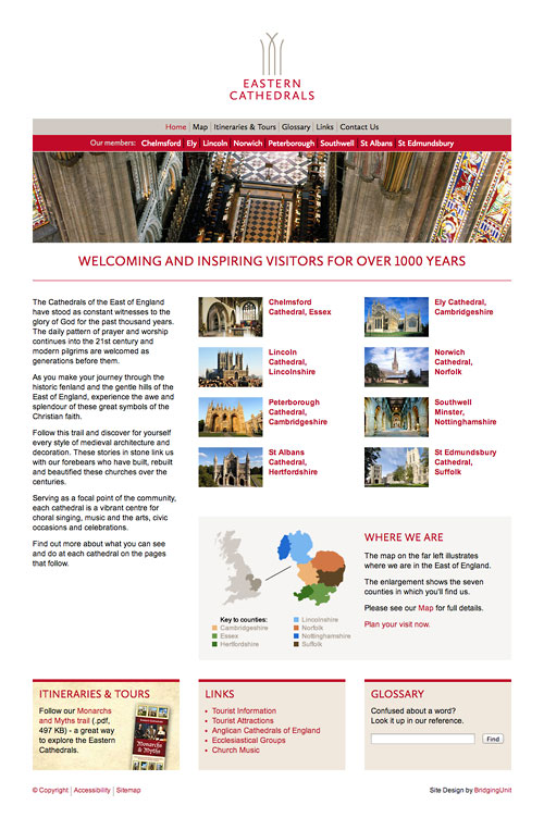 Eastern Cathedrals website